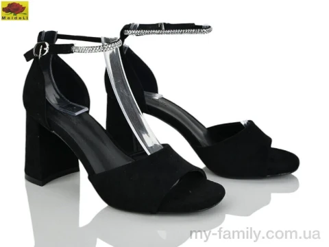 Босоножки искусственная замша черный женщины -, Женские босоножки оптом