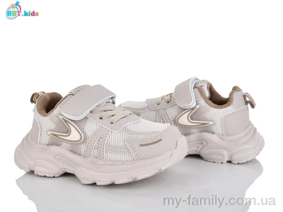 Кросівки штучна шкіра-текстиль бежевий діти унісекс, Дитячі кросівки оптом