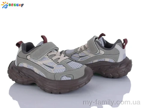Кросівки штучна шкіра-текстиль сірий діти унісекс, Дитячі кросівки оптом
