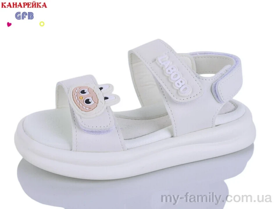 Босоніжки штучна шкіра білий діти дівчинка, Взуття оптом діти