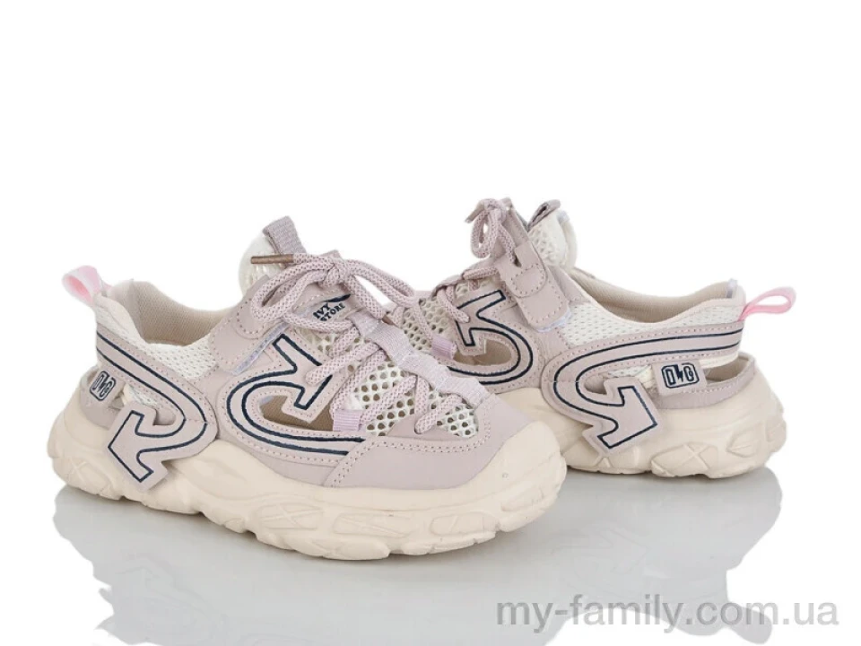 Кросівки штучна шкіра-текстиль рожевий діти дівчинка, Дитячі кросівки оптом