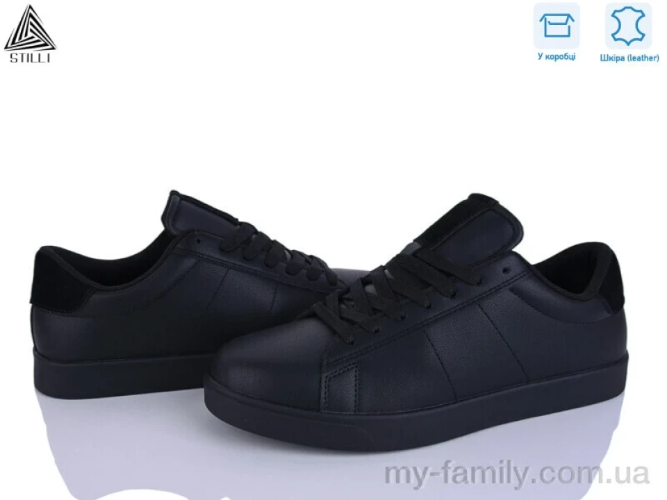 Кросівки натуральна шкіра чорний чоловіки -, Чоловічі кросівки оптом