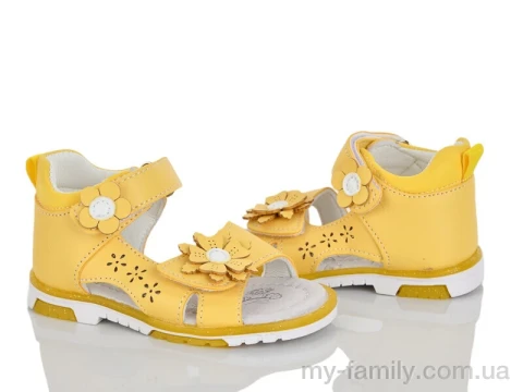Босоножки искусственная кожа желтый дети девочка, Взуття оптом дети