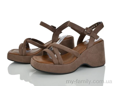 Босоніжки штучна замша коричневий жінки -, Жіночі босоніжки оптом