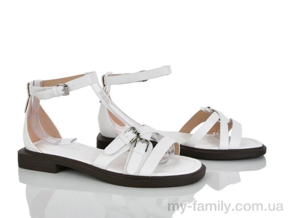 Босоніжки штучна шкіра білий жінки -, Жіночі босоніжки оптом