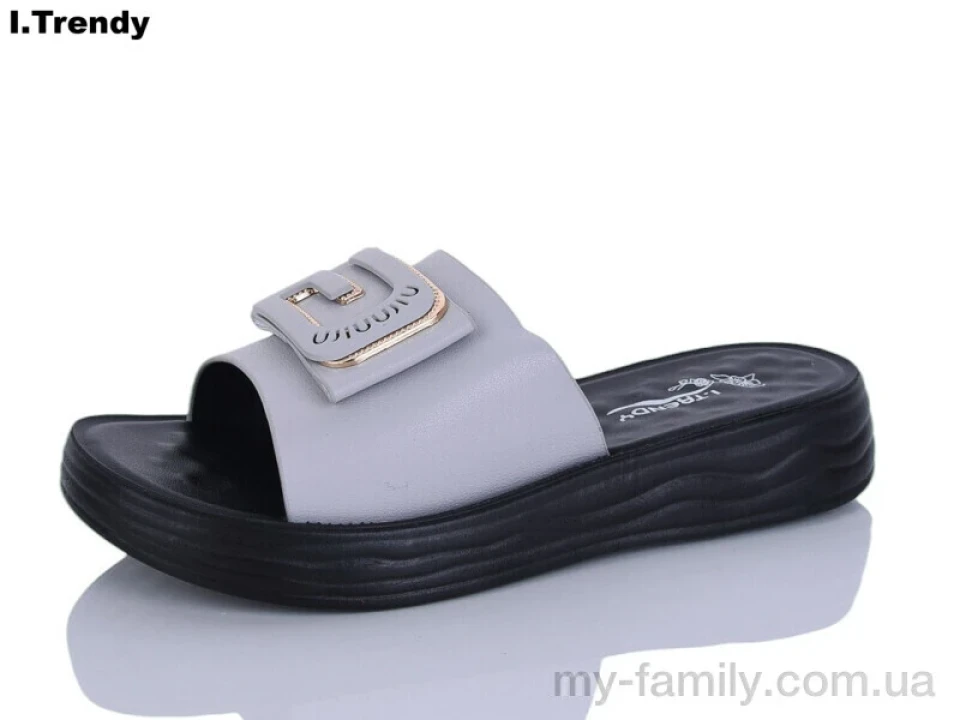 Шльопанці штучна шкіра сірий жінки -, Жіночі шльопанці оптом
