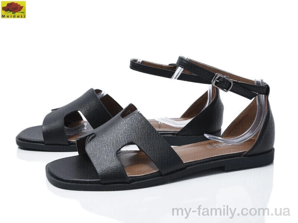 Босоніжки штучна шкіра чорний жінки -, Жіночі босоніжки оптом