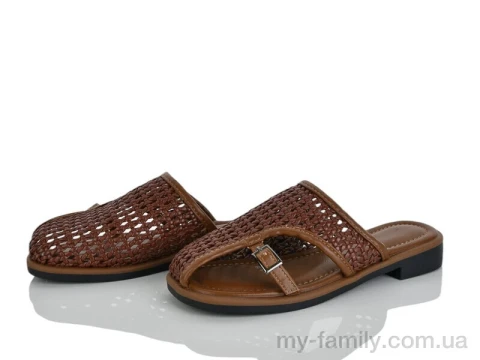 Шльопанці штучна шкіра коричневий жінки -, Жіночі шльопанці оптом