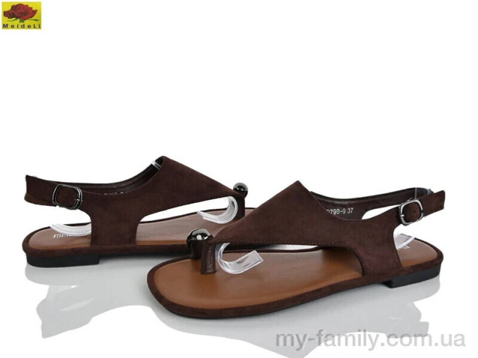 Босоніжки штучна замша коричневий жінки -, Жіночі босоніжки оптом