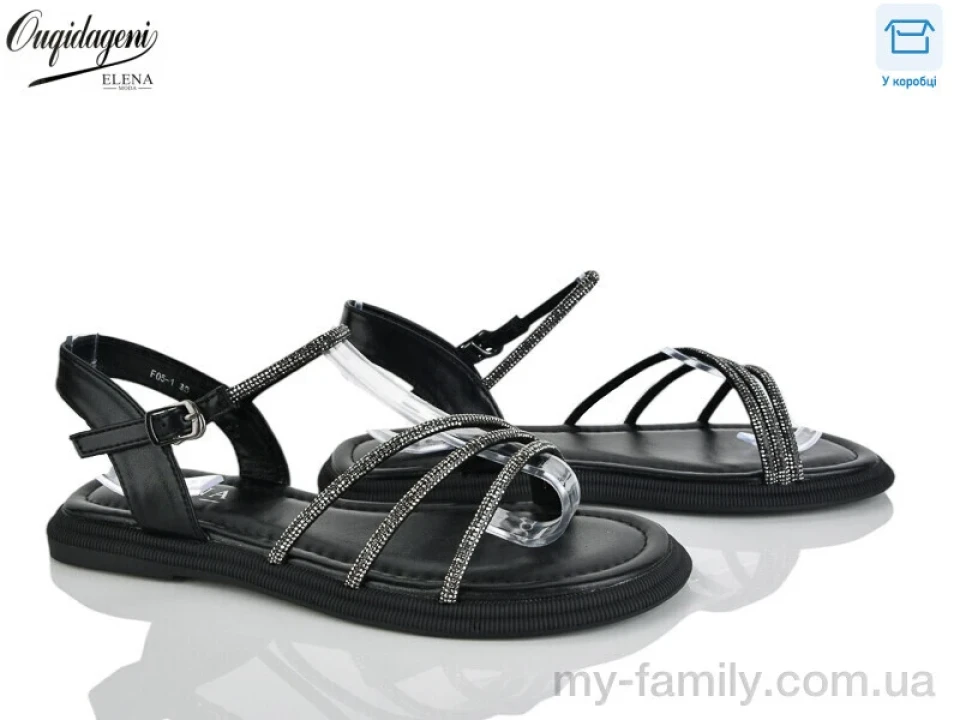 Босоніжки штучна шкіра чорний жінки -, Жіночі босоніжки оптом