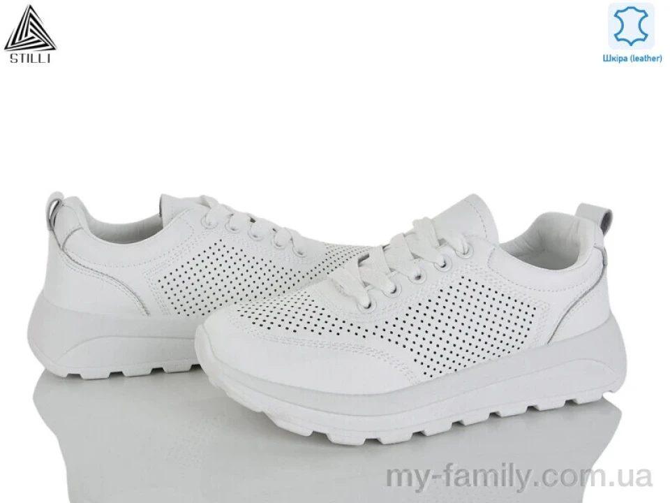 Кросівки натуральна шкіра білий жінки -, Жіночі кросівки оптом