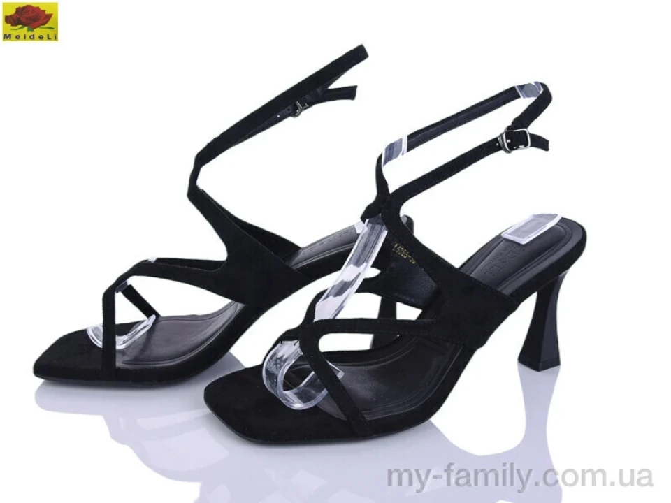 Босоніжки штучна замша чорний жінки -, Жіночі босоніжки оптом