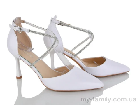 Туфлі штучна шкіра білий жінки -, Туфлі жіночі оптом