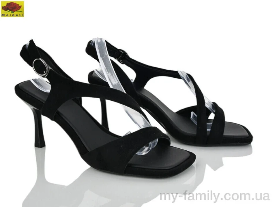 Босоніжки штучна замша чорний жінки -, Жіночі босоніжки оптом