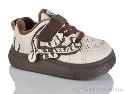 Кросівки штучна шкіра бежевий діти унісекс, Дитячі кросівки оптом