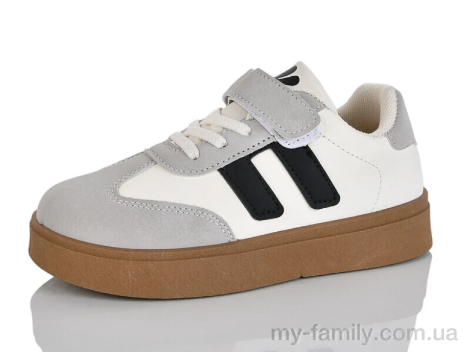 Кросівки штучна шкіра бежевий діти унісекс, Дитячі кросівки оптом