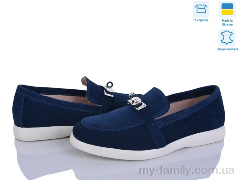 Туфлі натуральна замша синій жінки -, Туфлі жіночі оптом