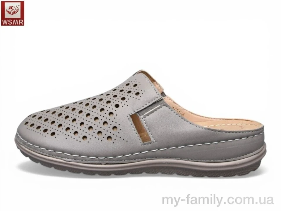 Шльопанці штучна шкіра сірий жінки -, Жіночі шльопанці оптом