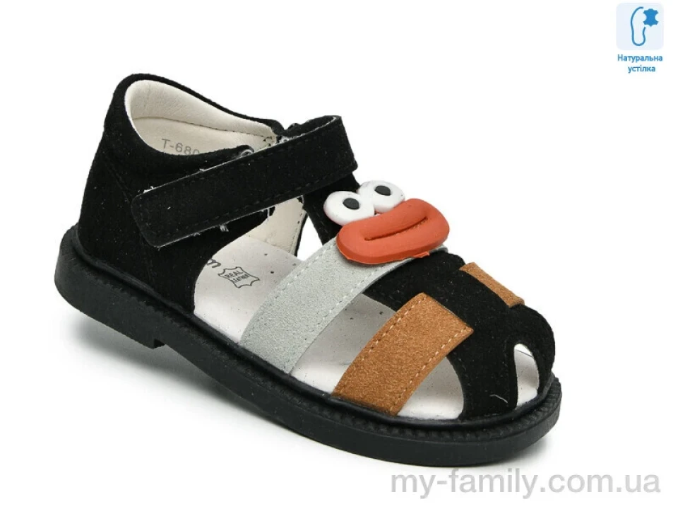 Босоніжки штучна замша чорний діти дівчинка, Взуття оптом діти