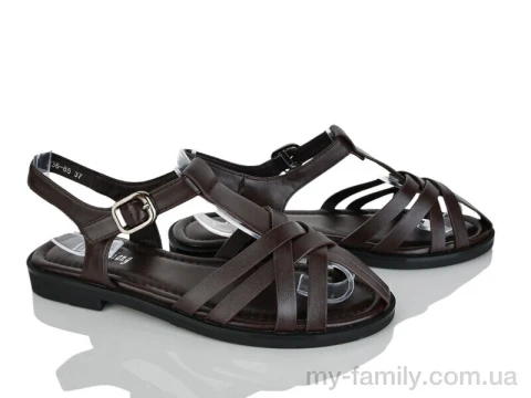 Босоніжки штучна шкіра коричневий жінки -, Жіночі босоніжки оптом