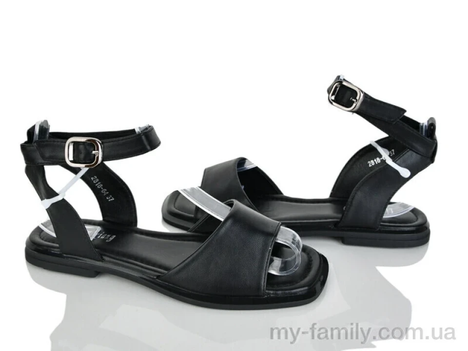 Босоніжки штучна шкіра чорний жінки -, Жіночі босоніжки оптом