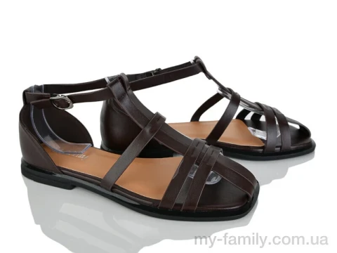 Босоніжки штучна шкіра коричневий жінки -, Жіночі босоніжки оптом