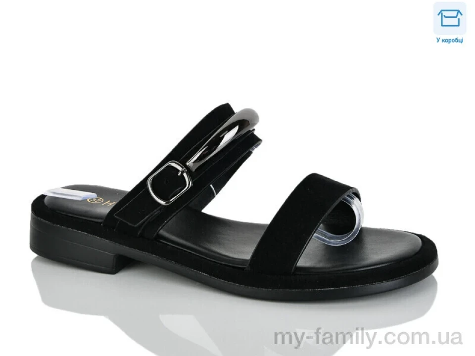 Шльопанці штучна замша чорний жінки -, Жіночі шльопанці оптом