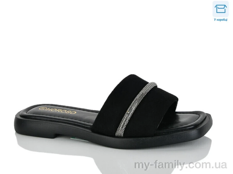 Шльопанці штучна замша чорний жінки -, Жіночі шльопанці оптом