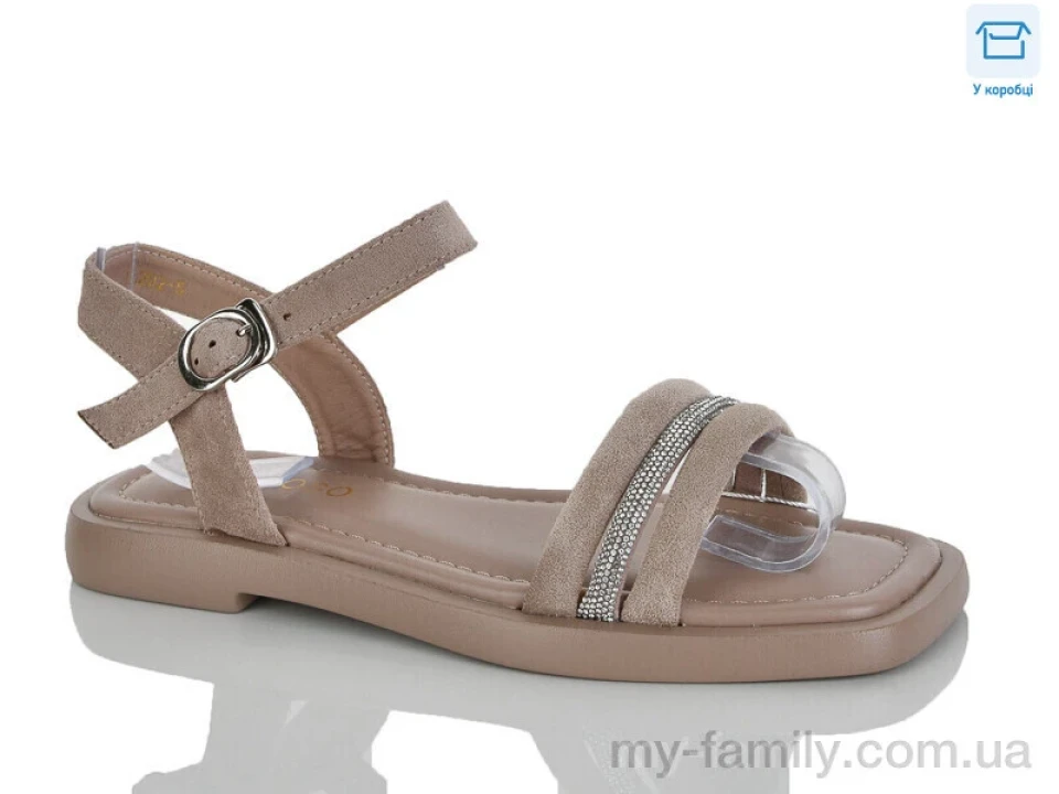 Босоніжки штучна замша бежевий жінки -, Жіночі босоніжки оптом