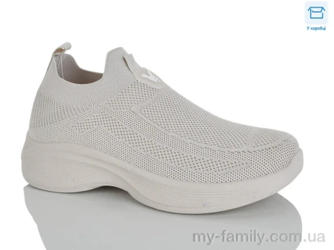 Кросівки текстиль бежевий жінки -, Жіночі кросівки оптом