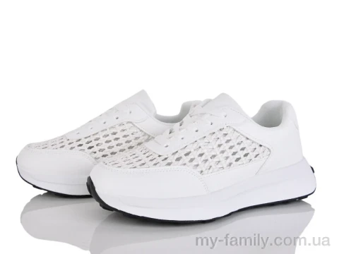 Кросівки штучна шкіра білий жінки -, Жіночі кросівки оптом