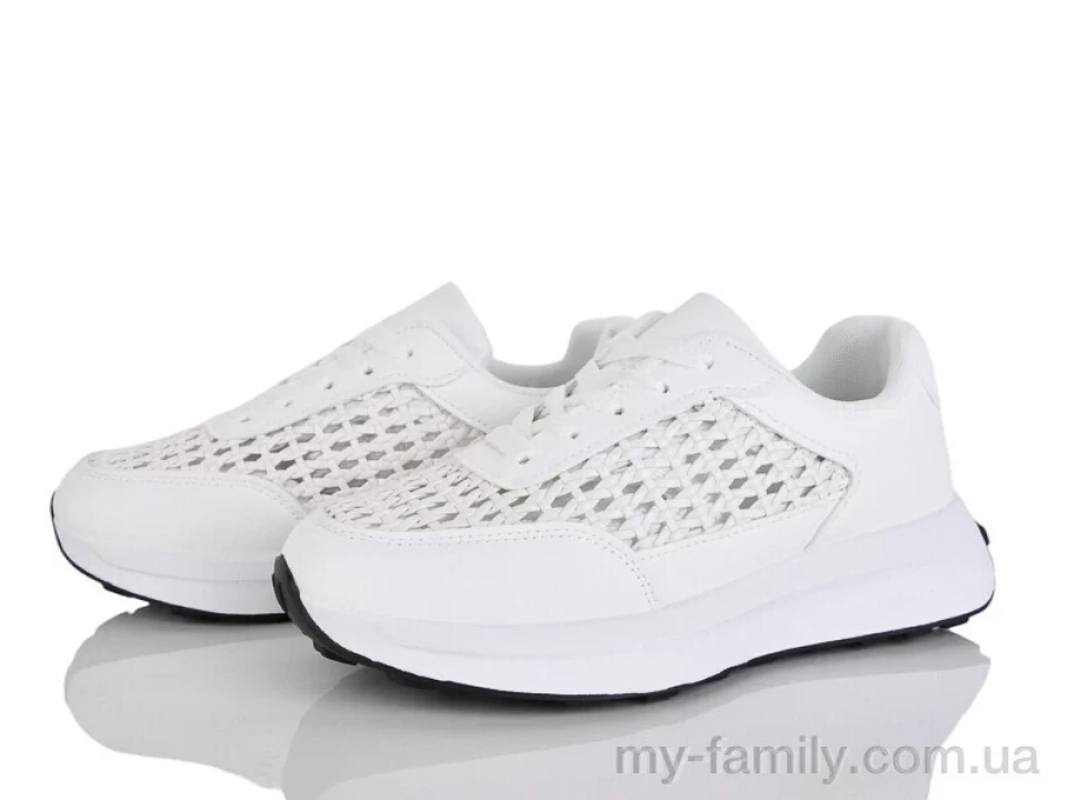 Кросівки штучна шкіра білий жінки -, Жіночі кросівки оптом