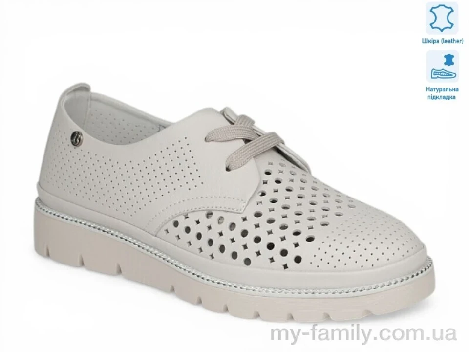 Туфлі натуральна шкіра сірий жінки -, Туфлі жіночі оптом