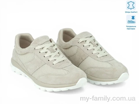 Кросівки натуральна шкіра бежевий жінки -, Жіночі кросівки оптом