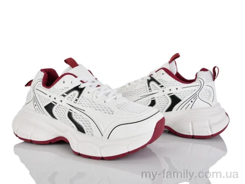 Кроссовки искусственная кожа-текстиль белый женщины -, Женские кроссовки оптом