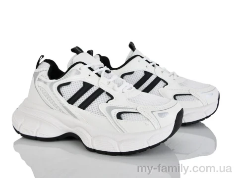 Кросівки штучна шкіра-текстиль білий жінки -, Жіночі кросівки оптом