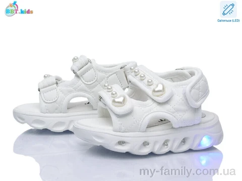 Босоніжки штучна шкіра білий діти дівчинка, Взуття оптом діти