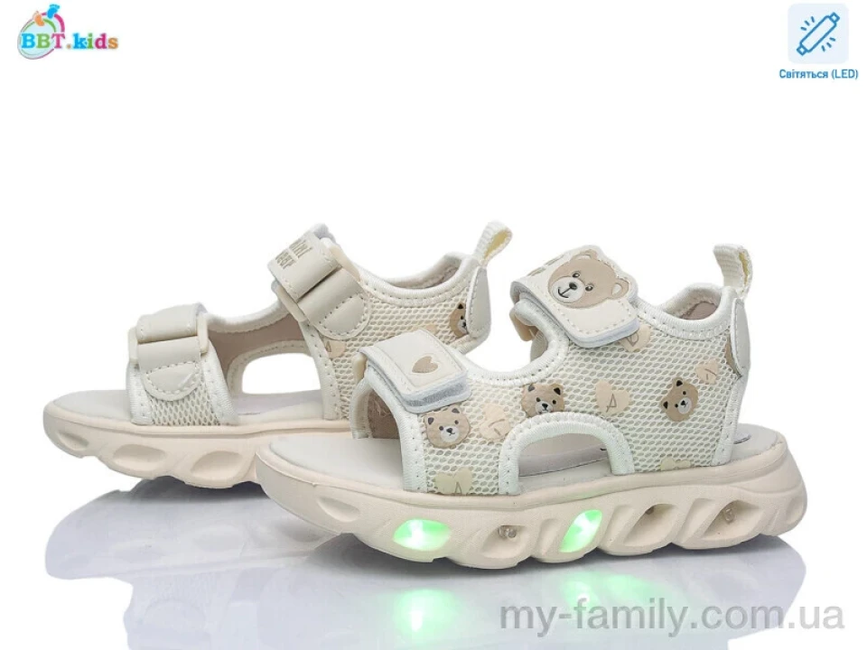 Босоніжки штучна шкіра-текстиль бежевий діти дівчинка, Взуття оптом діти