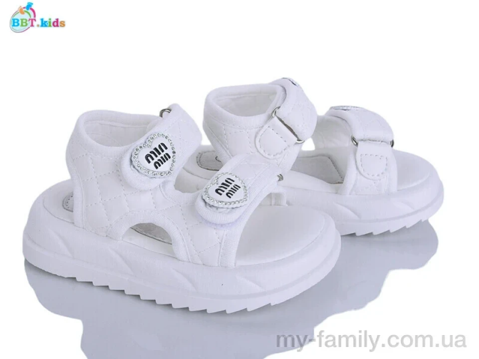 Босоніжки штучна шкіра білий діти дівчинка, Взуття оптом діти