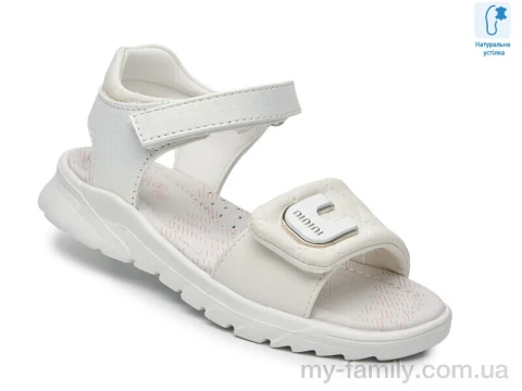 Босоніжки штучна шкіра білий діти дівчинка, Взуття оптом діти