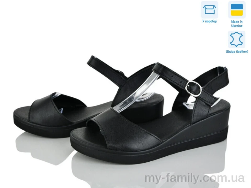 Босоніжки натуральна шкіра чорний жінки -, Жіночі босоніжки оптом