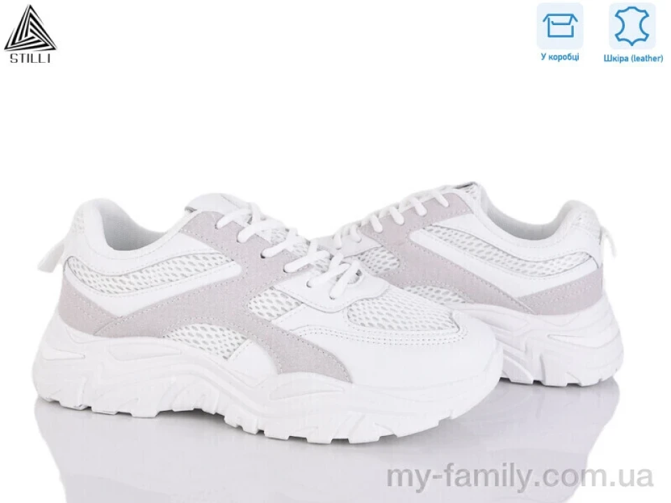 Кросівки натуральна шкіра-текстиль білий жінки -, Жіночі кросівки оптом