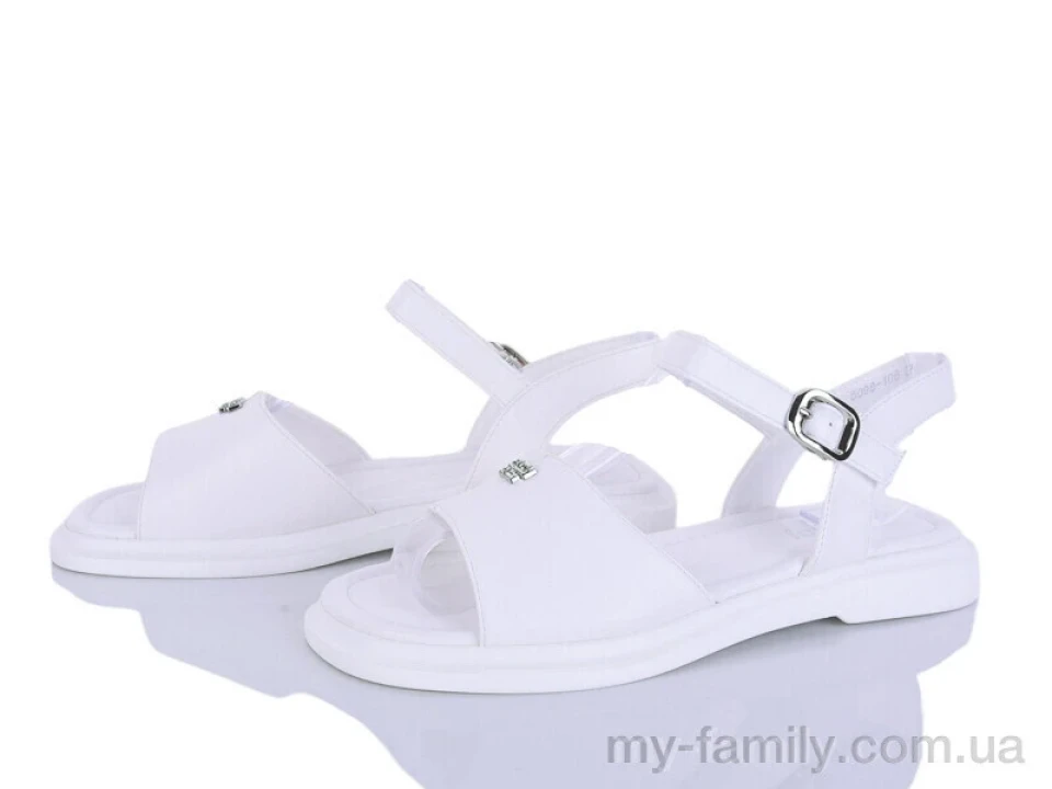 Босоніжки штучна шкіра білий жінки -, Жіночі босоніжки оптом