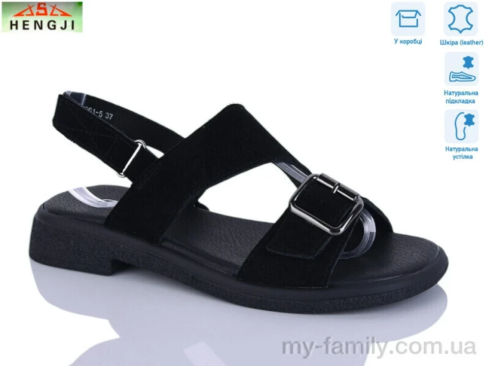 Босоніжки натуральна замша чорний жінки -, Жіночі босоніжки оптом