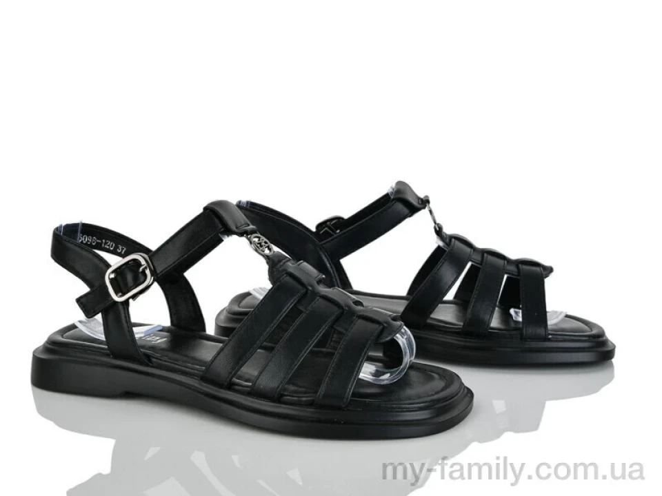 Босоніжки штучна шкіра чорний жінки -, Жіночі босоніжки оптом