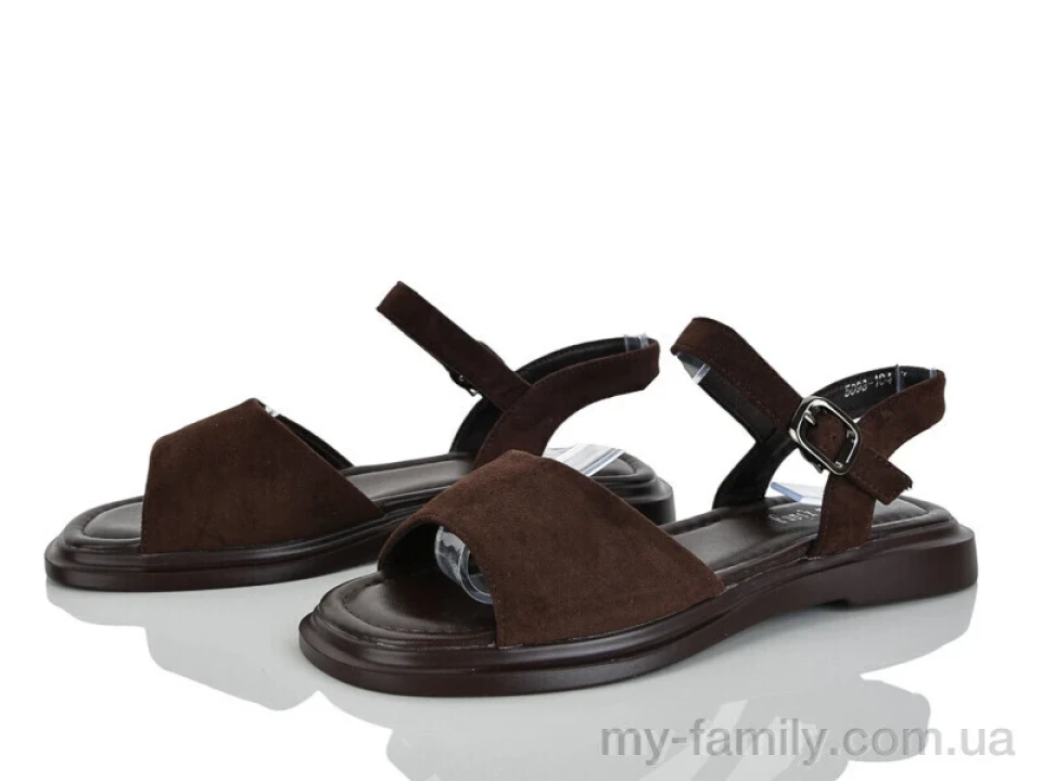 Босоніжки штучна замша коричневий жінки -, Жіночі босоніжки оптом