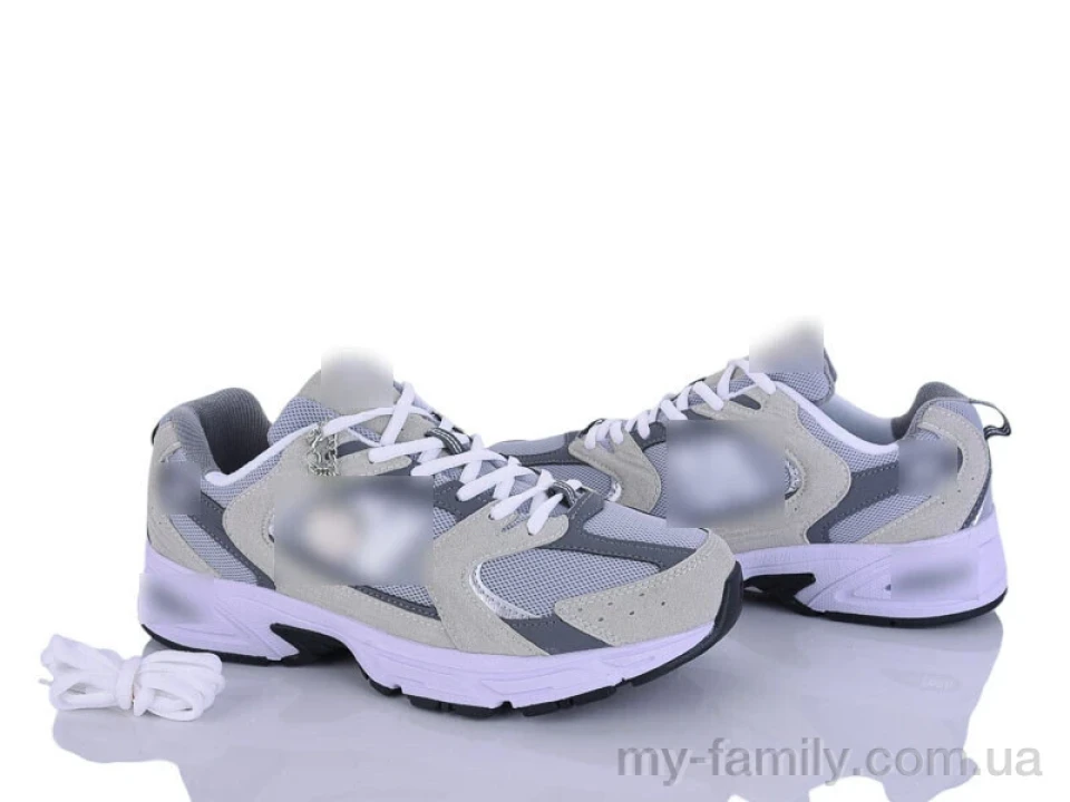 Кросівки штучна замша-текстиль сірий чоловіки -, Чоловічі кросівки оптом