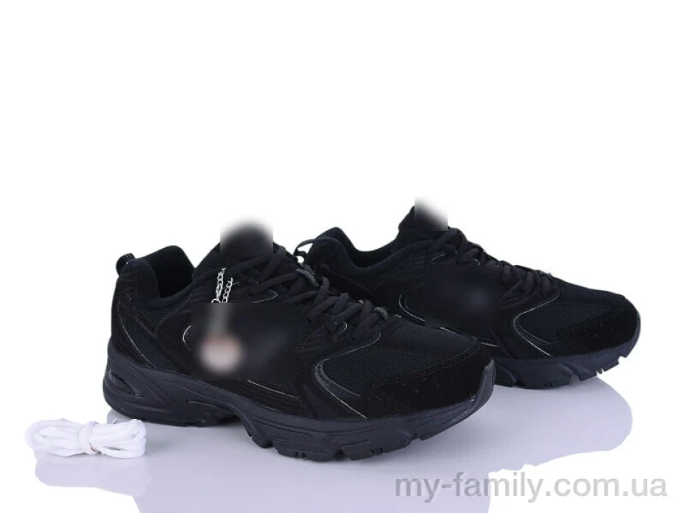 Кросівки штучна замша-текстиль чорний чоловіки -, Чоловічі кросівки оптом