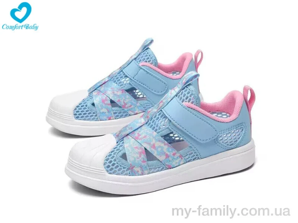 Кросівки штучна шкіра-текстиль блакитний діти дівчинка, Дитячі кросівки оптом