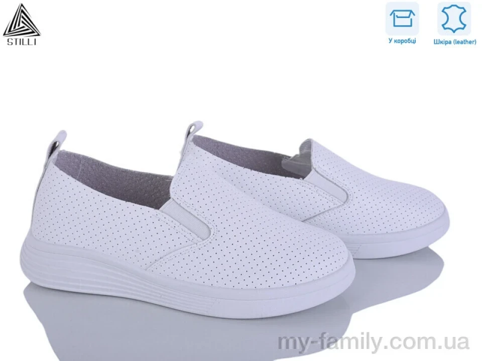 Сліпони натуральна шкіра білий жінки -, Жіночі сліпони оптом